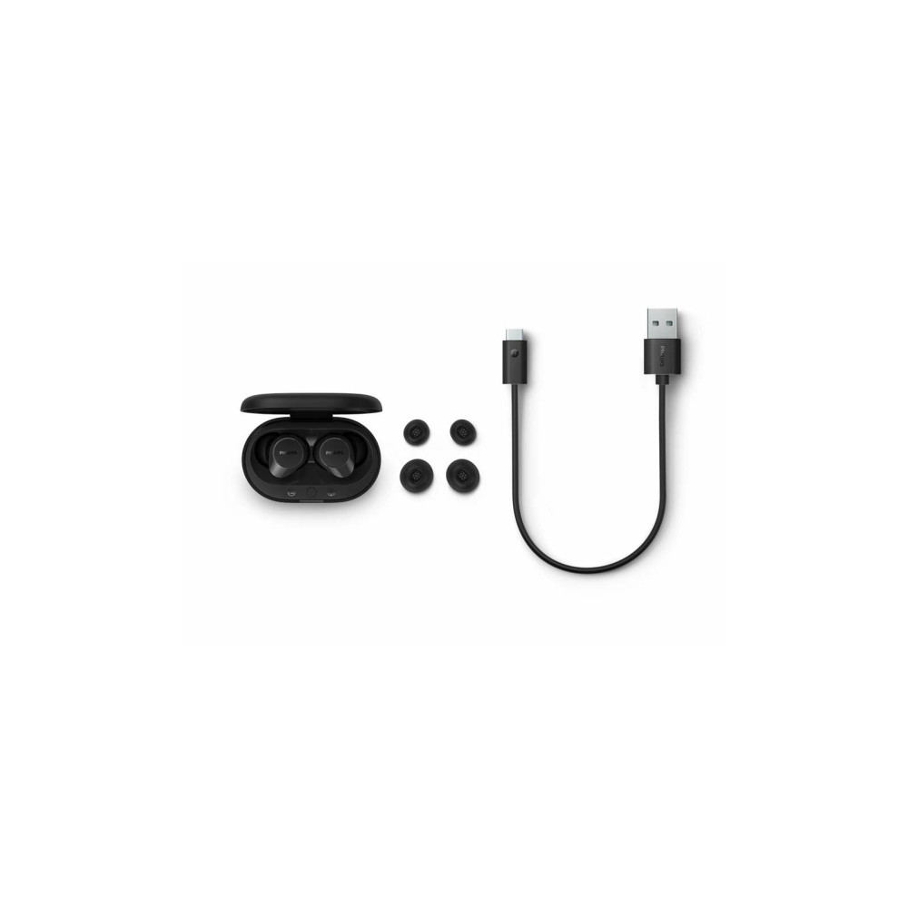 Produktbild för Philips TAT1209BK - True wireless-hörlurar med mikrofon