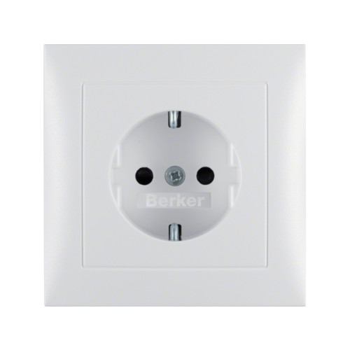Berker Berker 47229909, Typ F, Vit, Termoplastisk uretan (TPU), IP2...