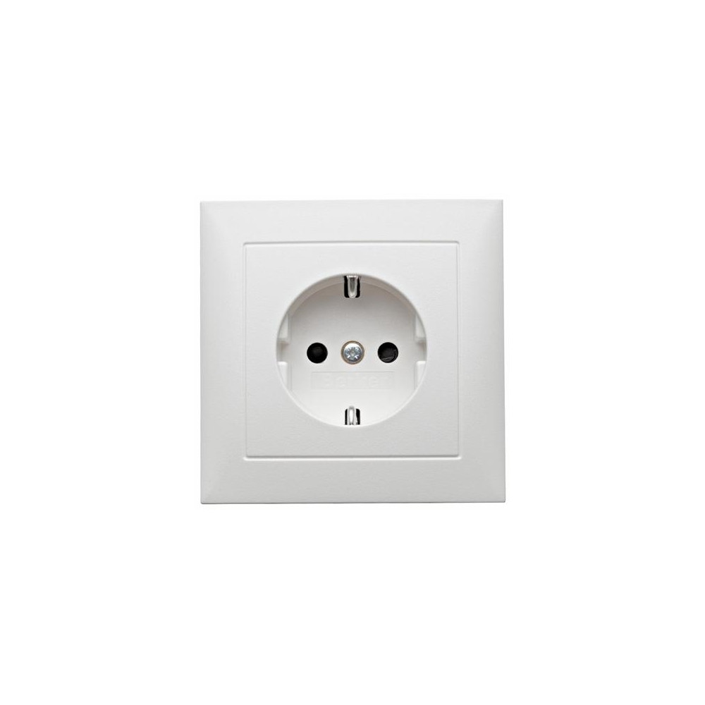 Produktbild för Berker 47229909, Typ F, Vit, Termoplastisk uretan (TPU), IP2...