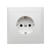 Produktbild för Berker 47229909, Typ F, Vit, Termoplastisk uretan (TPU), IP2...