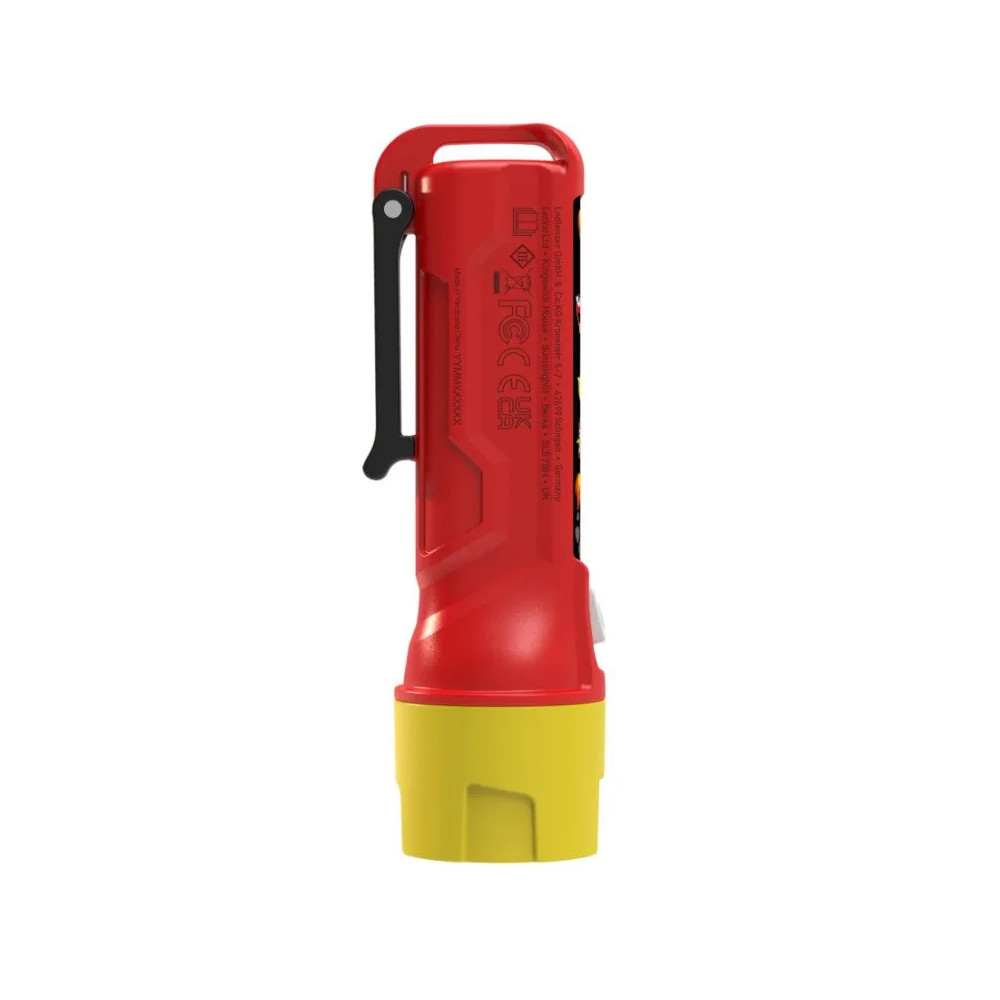Produktbild för Ledlenser Kidbeam4 - ficklampa - LED - blått/grönt/rött/vitt ljus - 6000-6500 K - röd