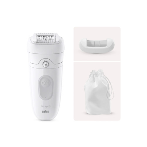 Braun Braun Silk-épil 5 5-011, vit, MicroGrip, Tyskland, 0,5 mm, b...