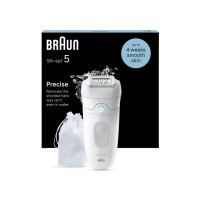 Produktbild för Braun Silk-épil 5 5-011, vit, MicroGrip, Tyskland, 0,5 mm, b...