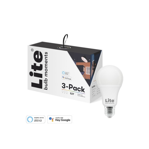 Lite Bulb Moments Lite Bulb Moments smartlampa, E27, 8,5W, RGB 2700-6500K, E2,...