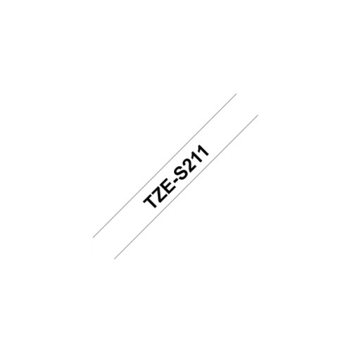 Brother Brother TZe-S211 - bandlaminat - 1 kassett(er) - Rulle (0,6 cm x 8 m)