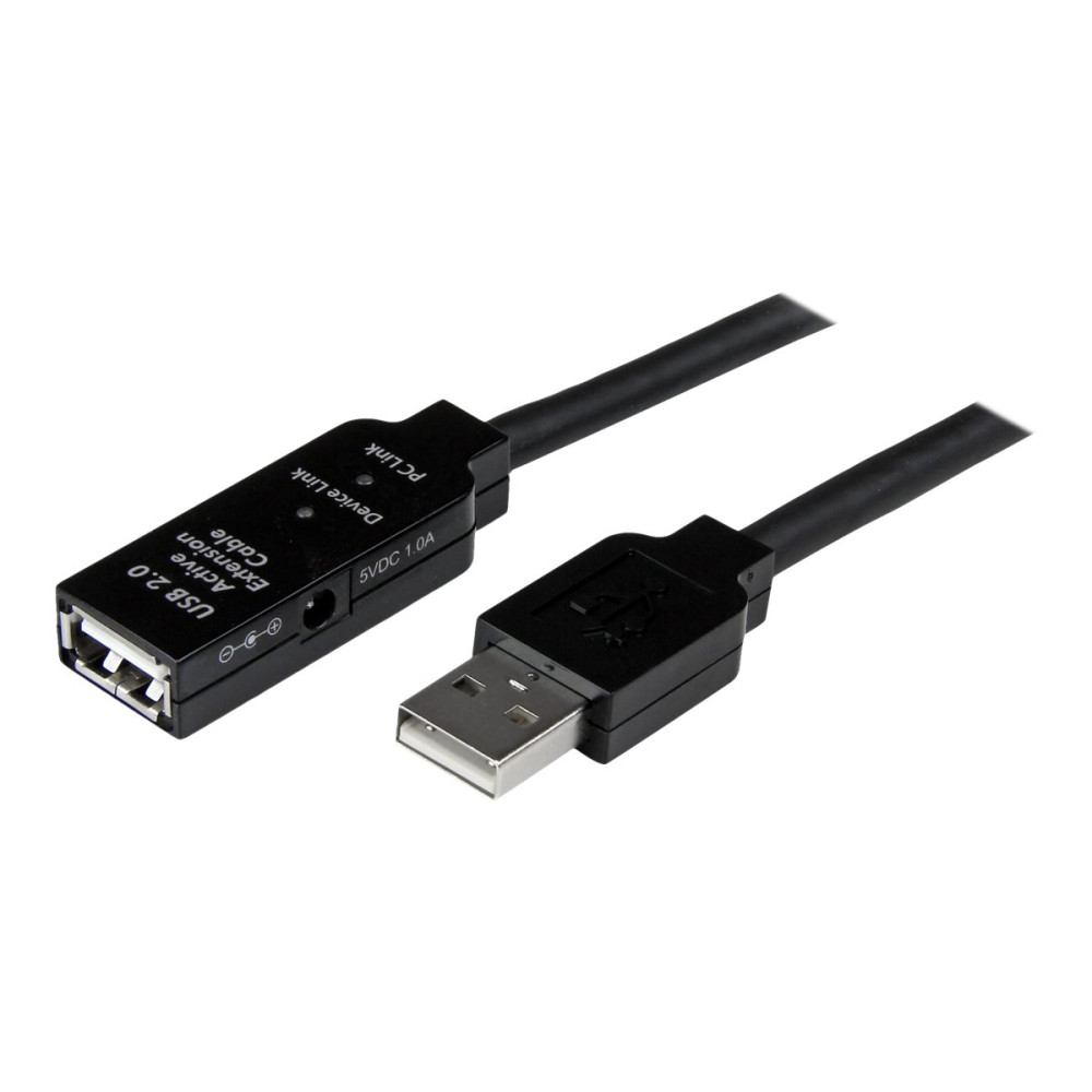Produktbild för StarTech.com 10 m aktiv USB 2.0-förlängningskabel - M/F - USB-förlängningskabel - USB till USB - 10 m