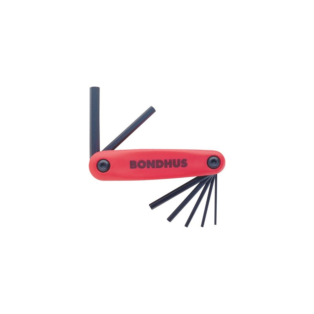 Produktbild för Bondhus® insexnyckelsats GorillaGrip®-kniv modell2-2.5-3-4-4...