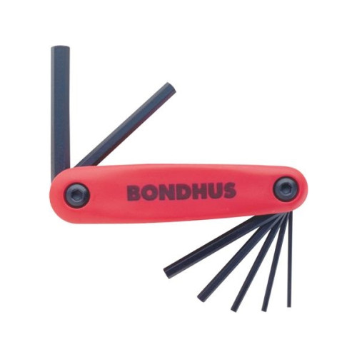 WARECO Bondhus® insexnyckelsats GorillaGrip®-kniv modell2-2.5-3-4-4...