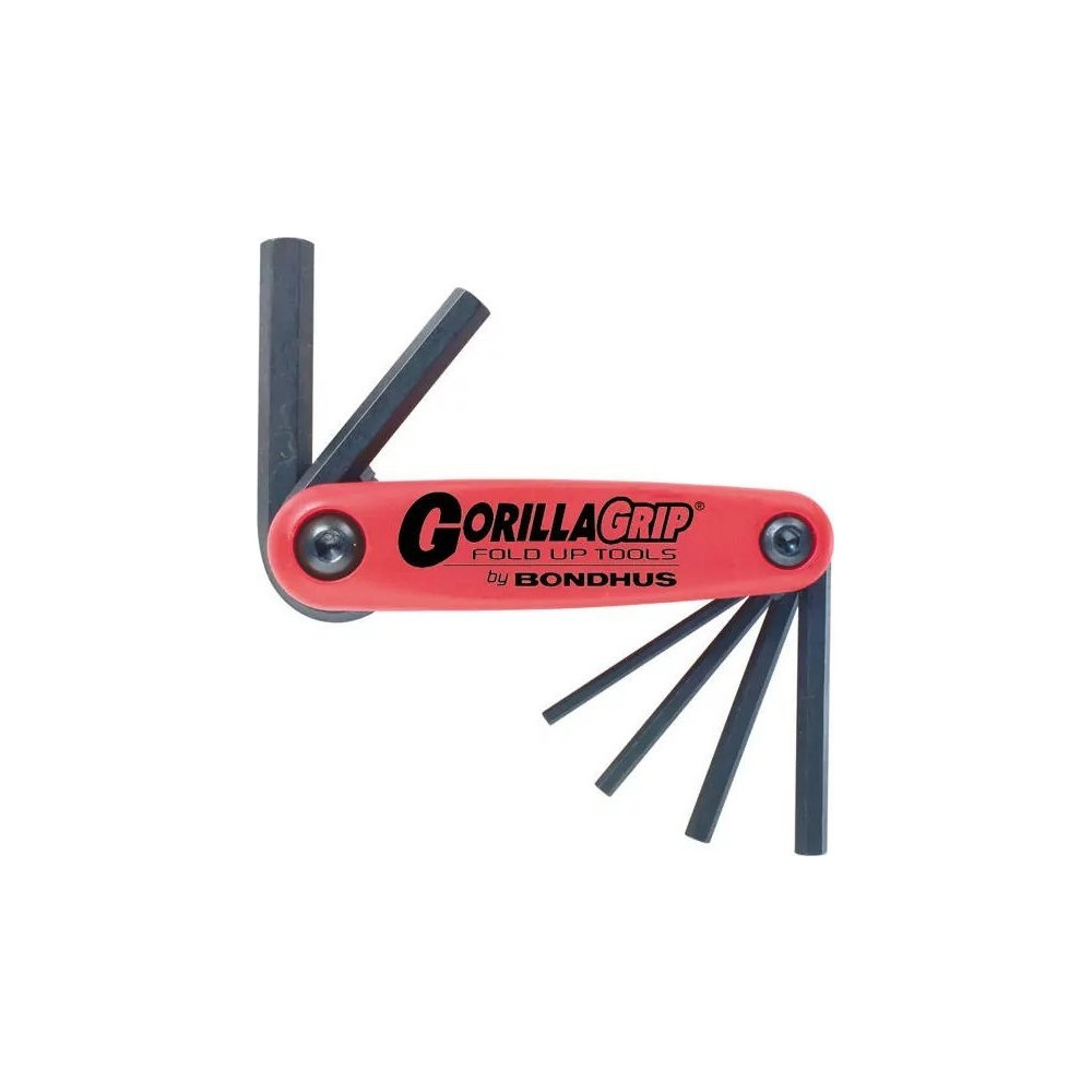 Produktbild för Bondhus® insexnyckelsats GorillaGrip®-kniv modell2-2.5-3-4-4...