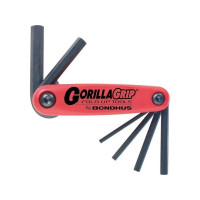 Produktbild för Bondhus® insexnyckelsats GorillaGrip®-kniv modell2-2.5-3-4-4...