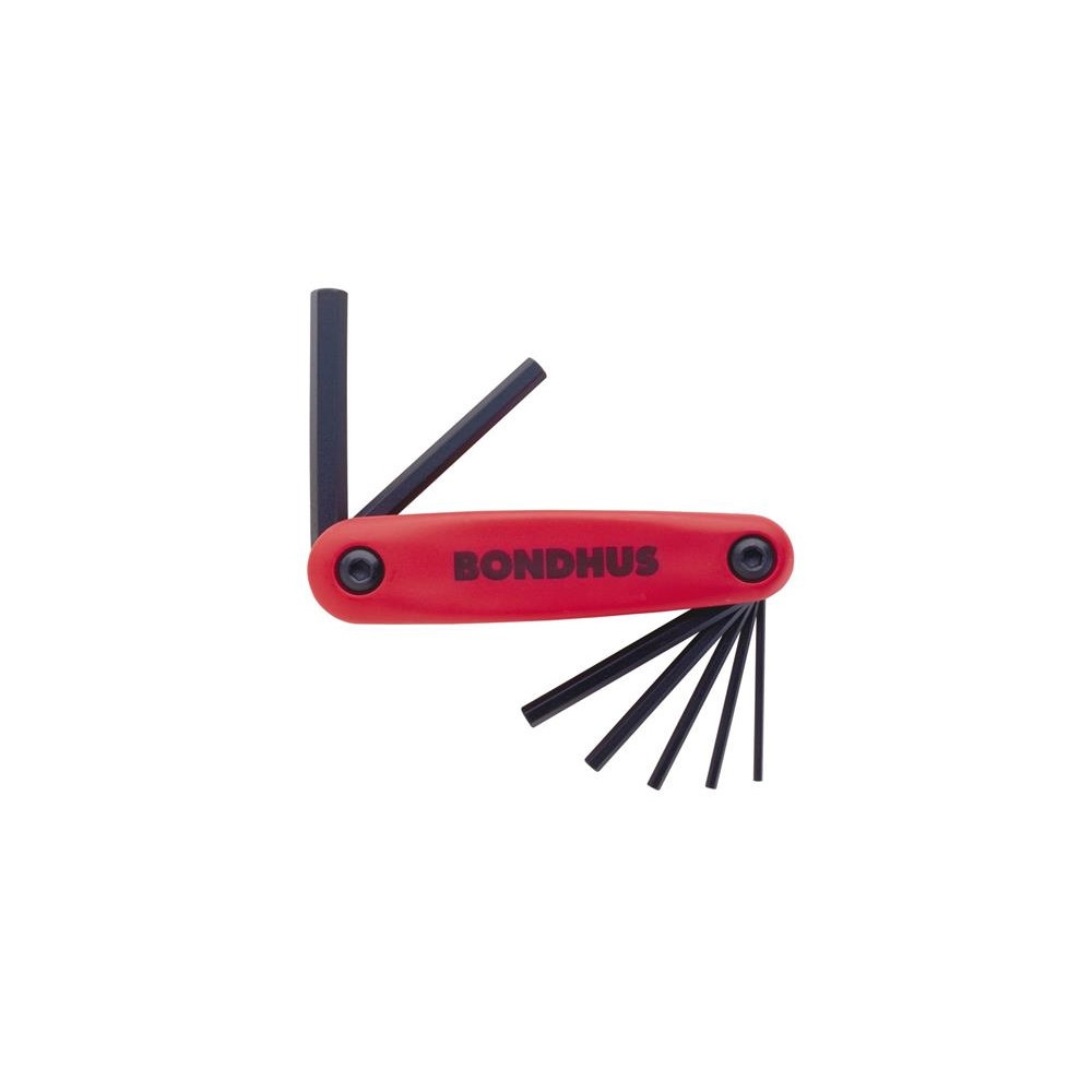 Produktbild för Bondhus® insexnyckelsats GorillaGrip®-kniv modell2-2.5-3-4-4...