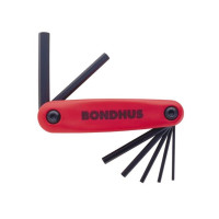 Produktbild för Bondhus® insexnyckelsats GorillaGrip®-kniv modell2-2.5-3-4-4...