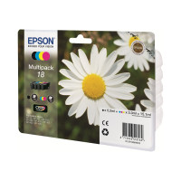 Produktbild för Epson 18 Multipack - 4-pack - svart, gul, cyan, magenta - original - bläckpatron