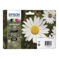 Produktbild för Epson 18 Multipack - 4-pack - svart, gul, cyan, magenta - original - bläckpatron