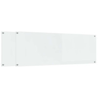Produktbild för Köksskydd 2 pcs Transparent 120 x 40 cm härdat glas
