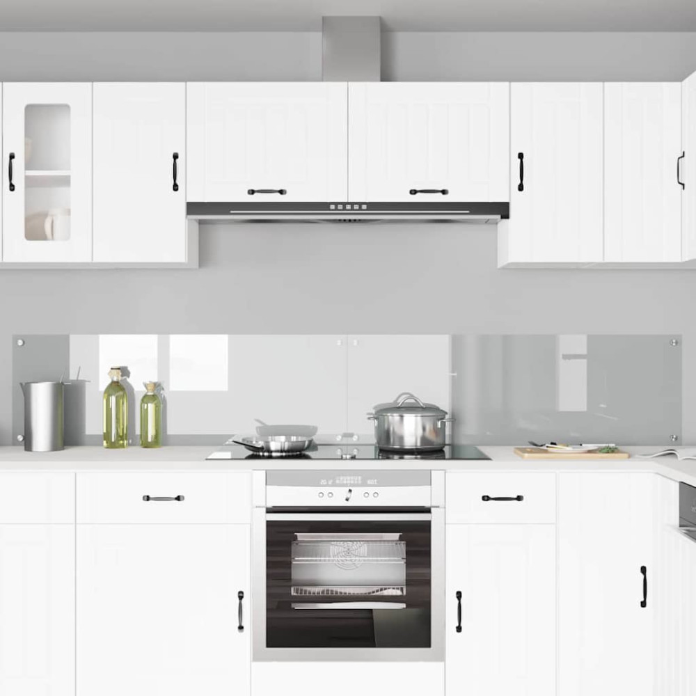 Produktbild för Köksskydd 2 pcs Transparent 120 x 40 cm härdat glas