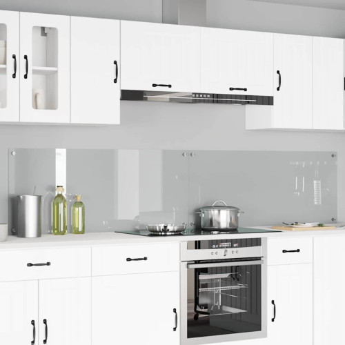 vidaXL Köksskydd 2 pcs Transparent 120 x 50 cm härdat glas