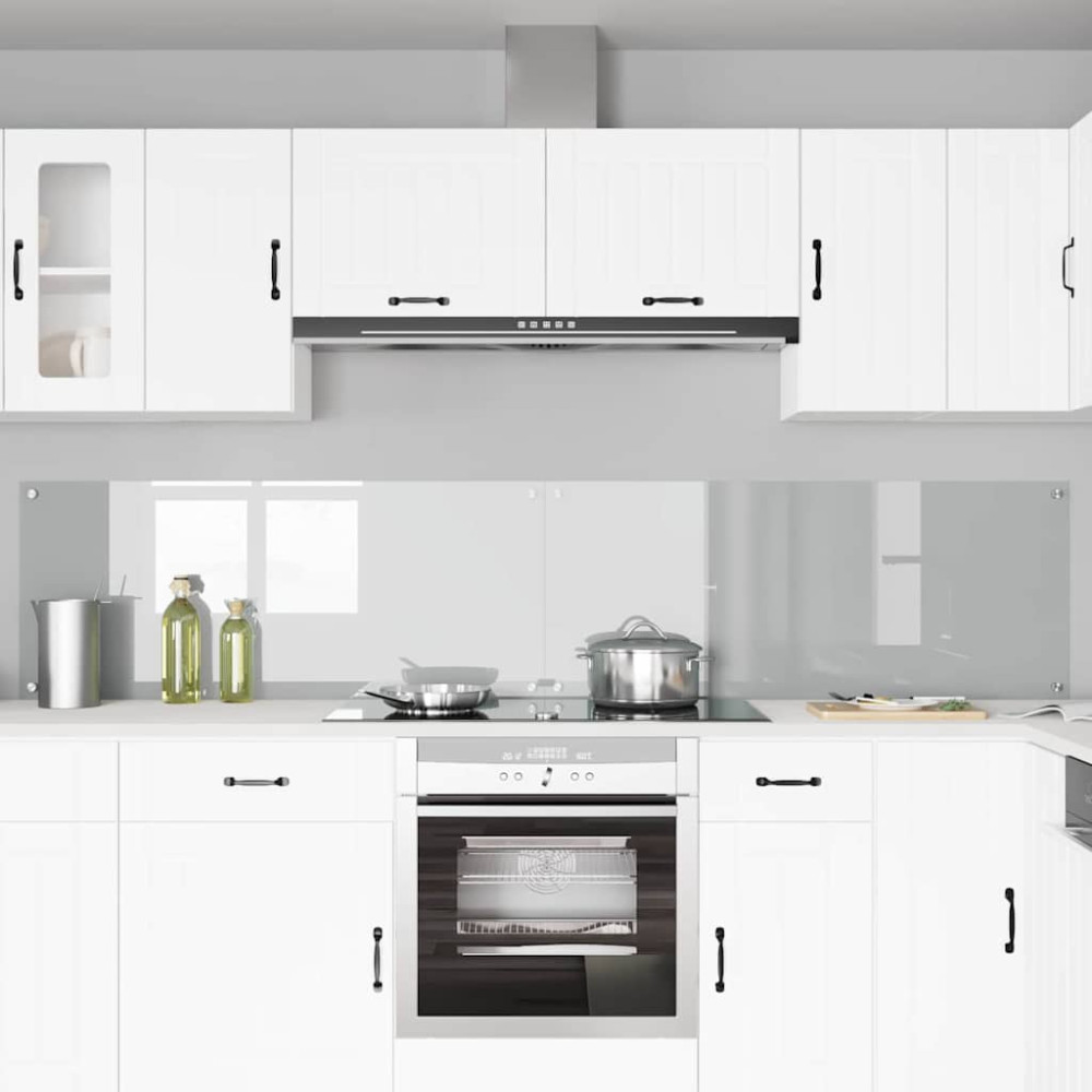 Produktbild för Köksskydd 2 pcs Transparent 120 x 50 cm härdat glas