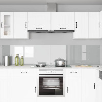 Produktbild för Köksskydd 2 pcs Transparent 120 x 50 cm härdat glas