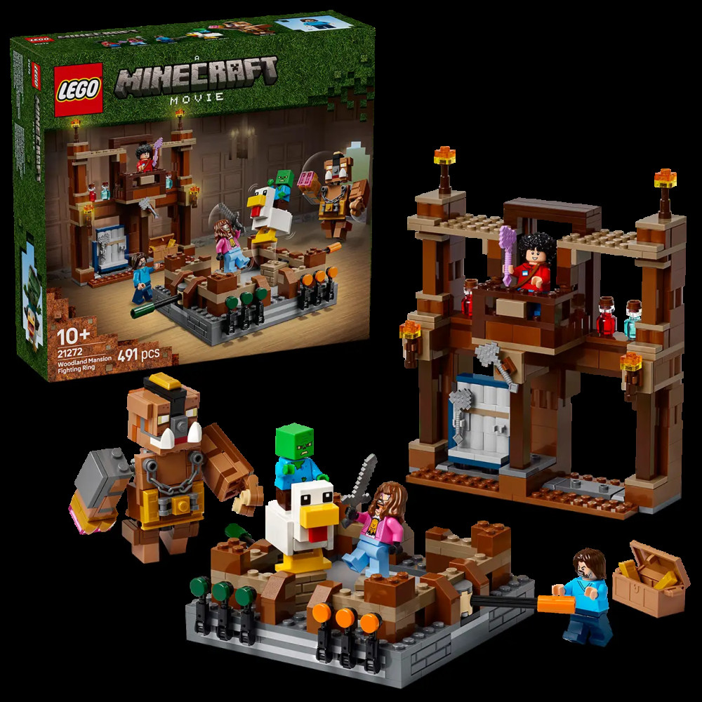 Produktbild för LEGO® Minecraft®  21272 Woodland Mansion Fighting Ring