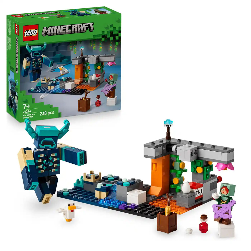 Produktbild för LEGO® Minecraft®  21274 Setkání se Strážcem