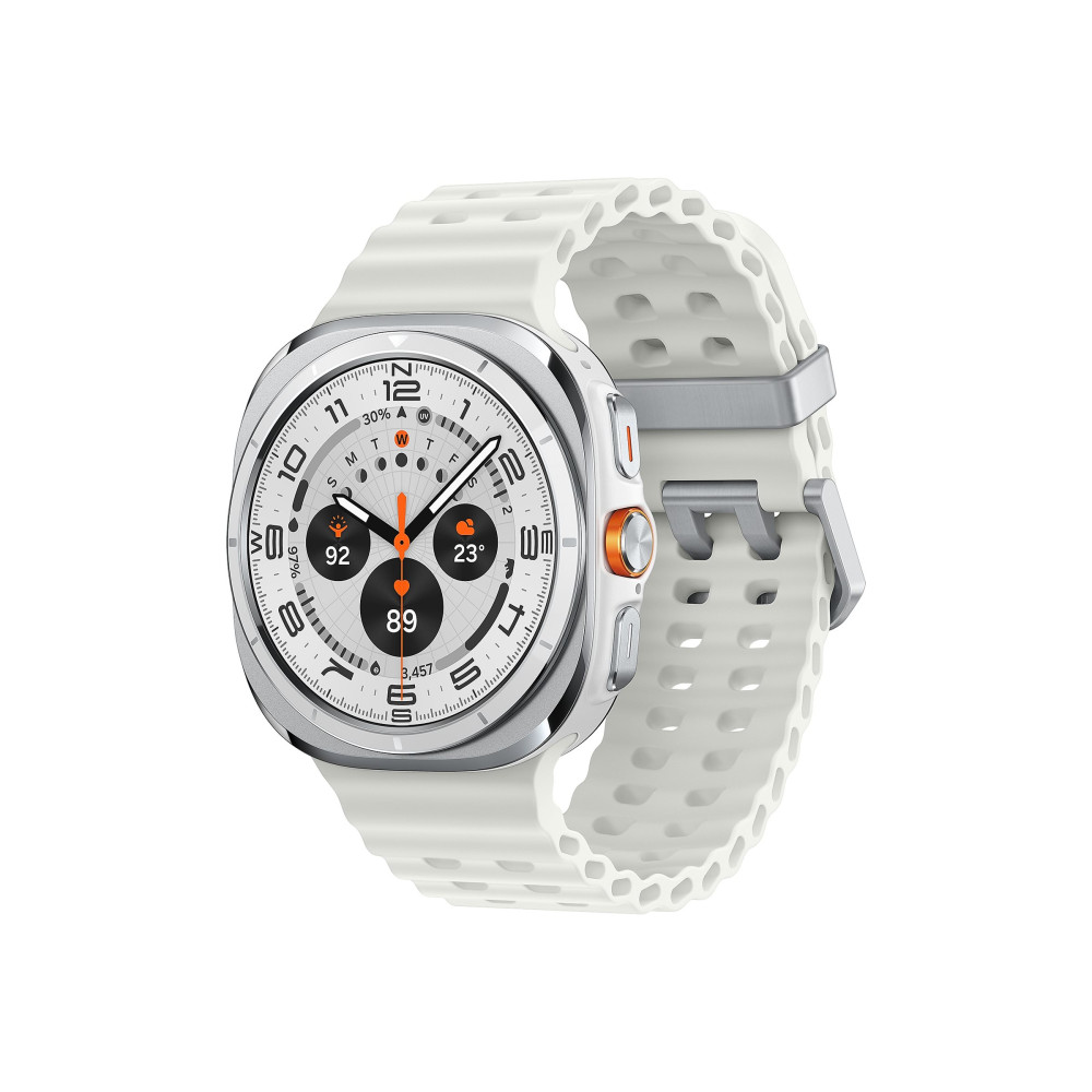 Produktbild för Samsung Galaxy Watch Ultra - titan - smart klocka med marinband - vit - 32 GB - titanvit