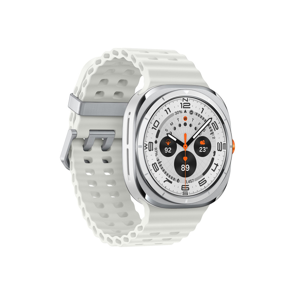 Produktbild för Samsung Galaxy Watch Ultra - titan - smart klocka med marinband - vit - 32 GB - titanvit