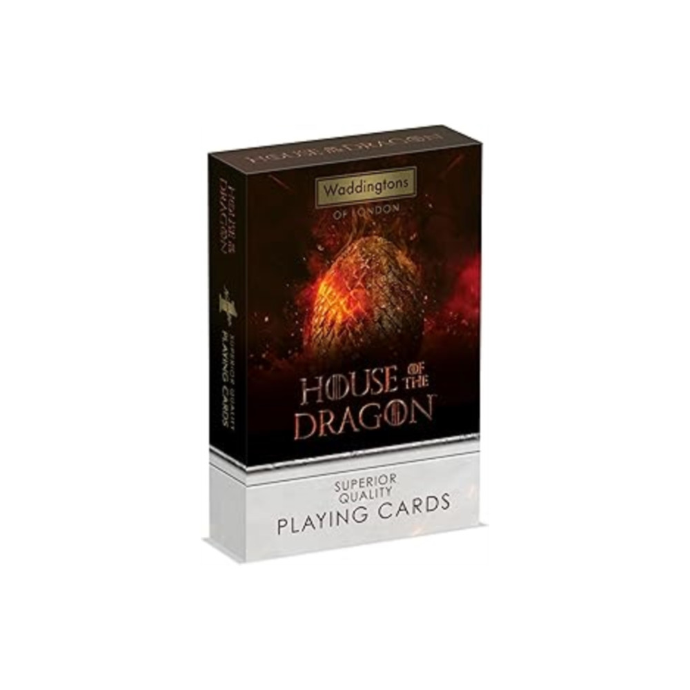 Produktbild för House of the Dragon Waddingtons Number 1 Playing Cards