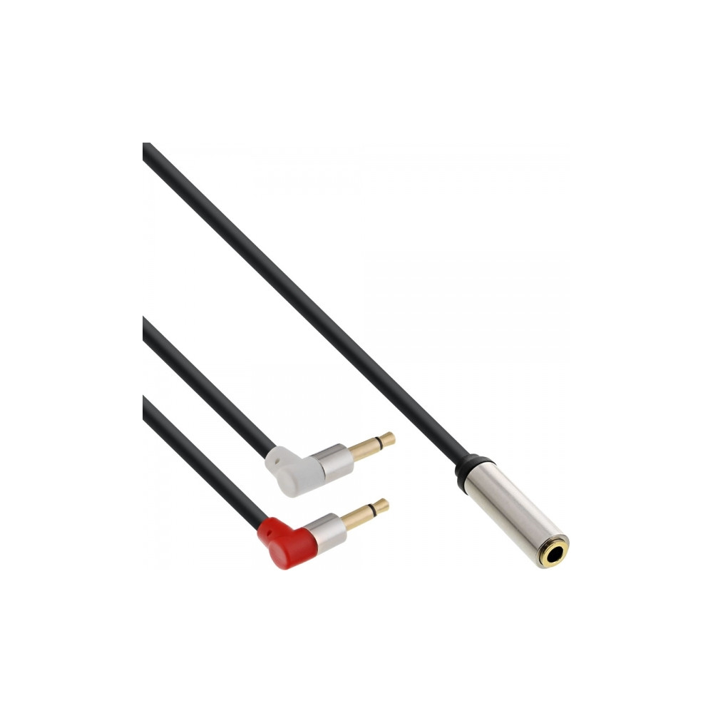 Produktbild för InLine Slim - hörlursadapter - 15 cm