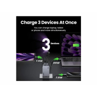 Produktbild för Ugreen Nexode Pro series strömadapter - GaN - 2 x USB-C, USB - 100 Watt