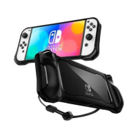 Produktbild för Spigen ACS04020, Omslag, Nintendo, Svart, Polykarbonat, Term...