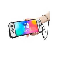 Produktbild för Spigen ACS04020, Omslag, Nintendo, Svart, Polykarbonat, Term...