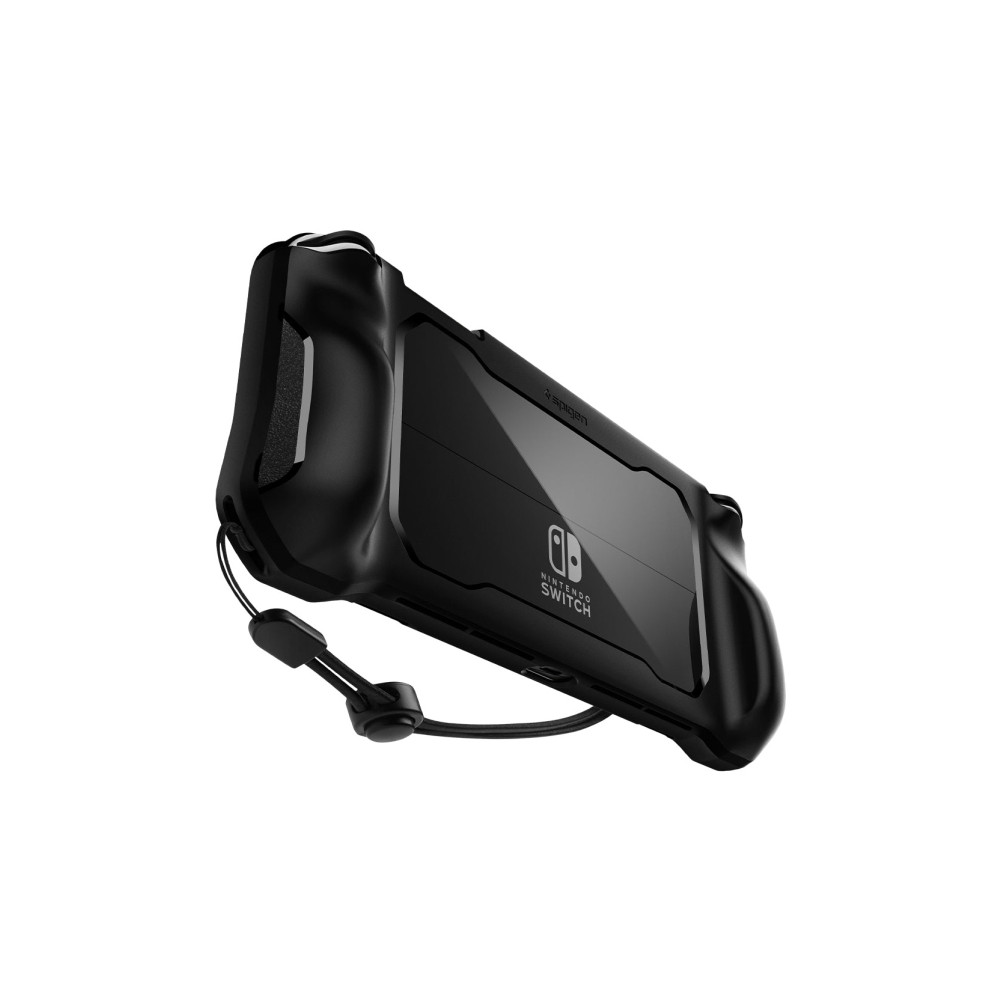 Produktbild för Spigen ACS04020, Omslag, Nintendo, Svart, Polykarbonat, Term...