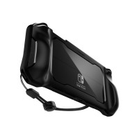 Produktbild för Spigen ACS04020, Omslag, Nintendo, Svart, Polykarbonat, Term...