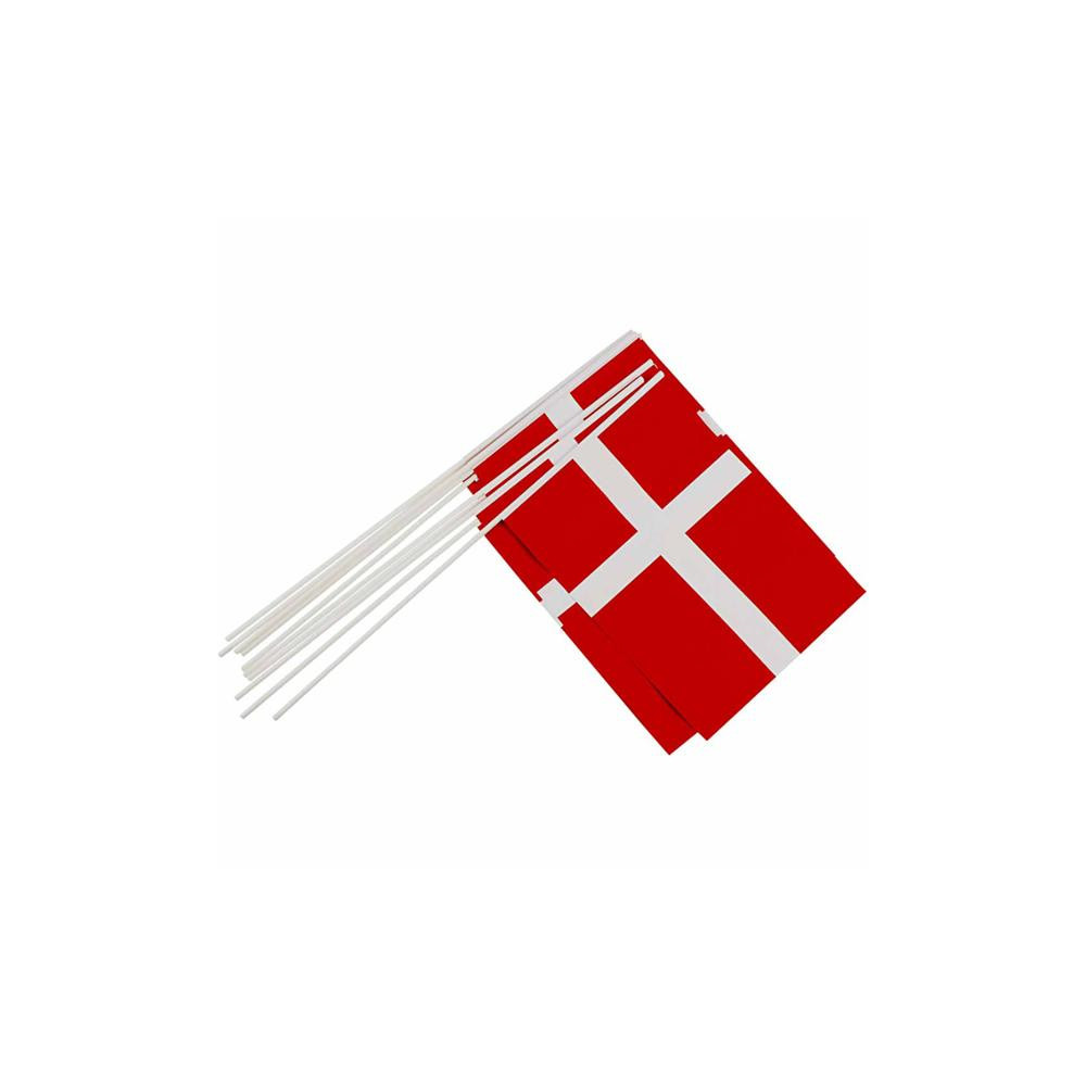 Produktbild för Flagga papper på pind 20x25 cm