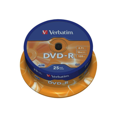 VERBATIM Verbatim - DVD-R x 25 - 4.7 GB - lagringsmedier