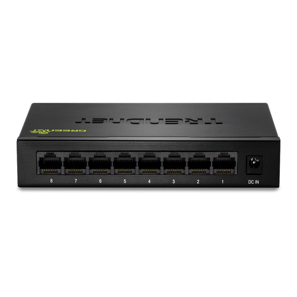 Produktbild för TRENDnet TEG S82g 8-Port Gigabit GREENnet Switch - switch - 8 portar - TAA-kompatibel