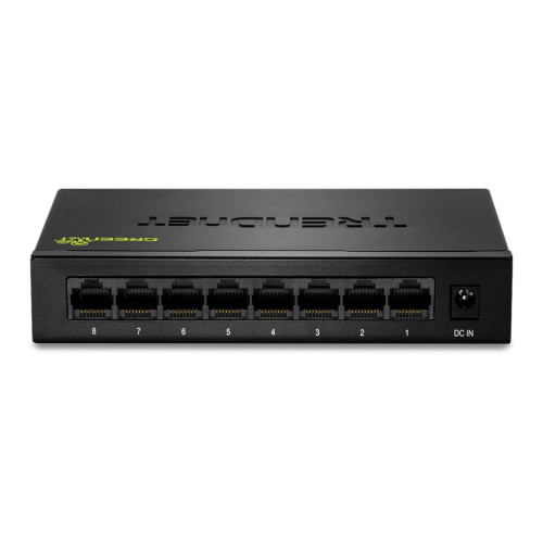 TRENDnet TRENDnet TEG S82g 8-Port Gigabit GREENnet Switch - switch - 8 portar - TAA-kompatibel