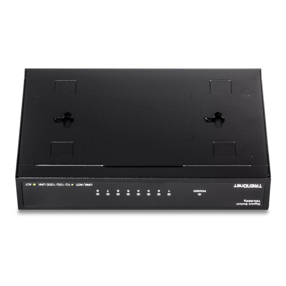Produktbild för TRENDnet TEG S82g 8-Port Gigabit GREENnet Switch - switch - 8 portar - TAA-kompatibel