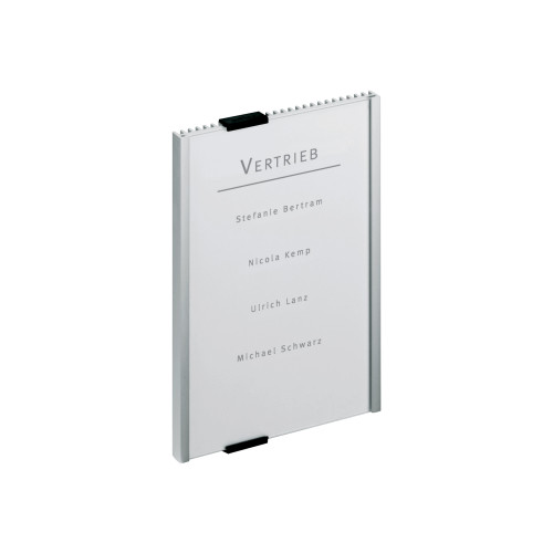 DURABLE Hunke & Jochheim DURABLE INFO SIGN teckenhållare - silver