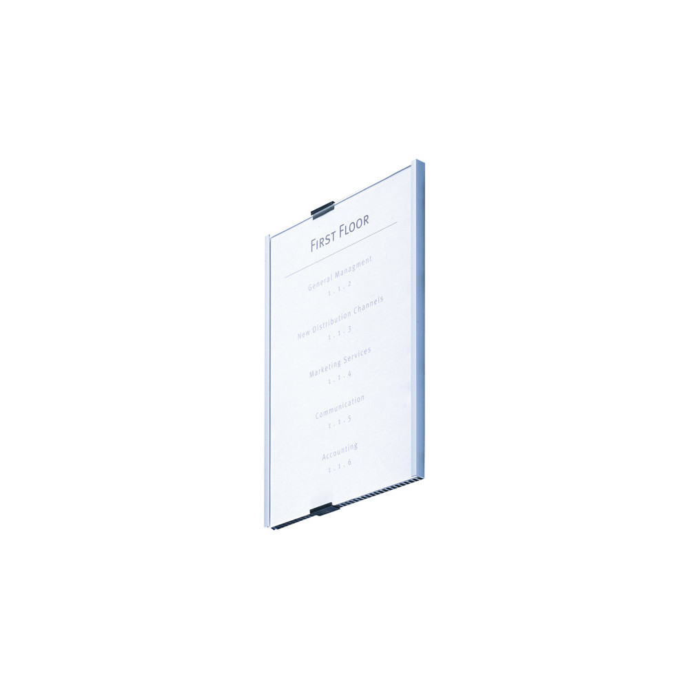Produktbild för DURABLE INFO SIGN teckenhållare - silver