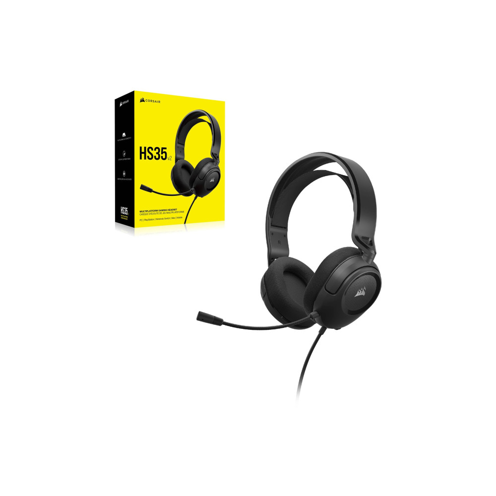 Produktbild för CORSAIR Gaming HS35 v2 - headset - 3,5 mm kontakt