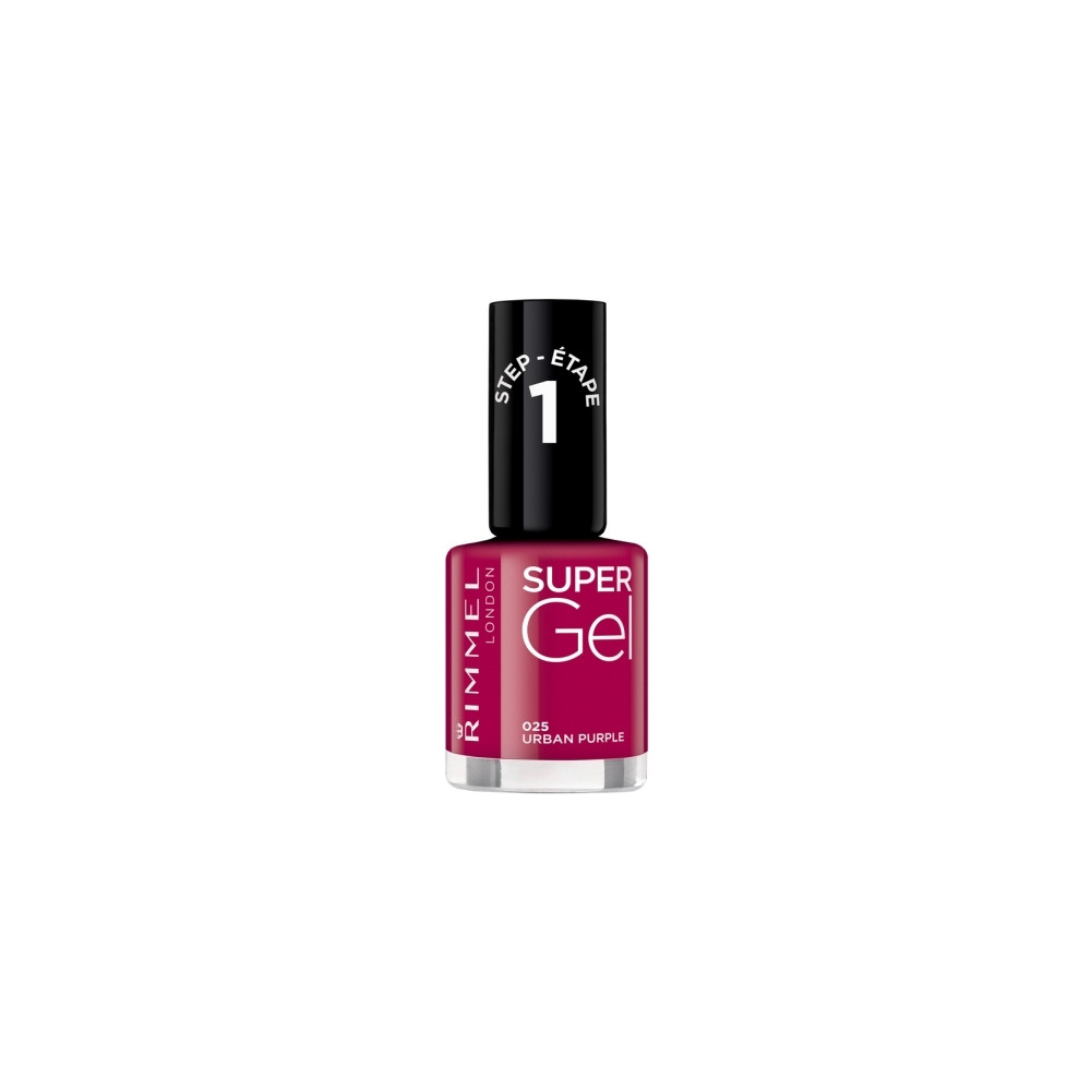 Produktbild för Rimmel Super Gel, Rosa, Urban Purple, Färgande, 1 styck, Fla...