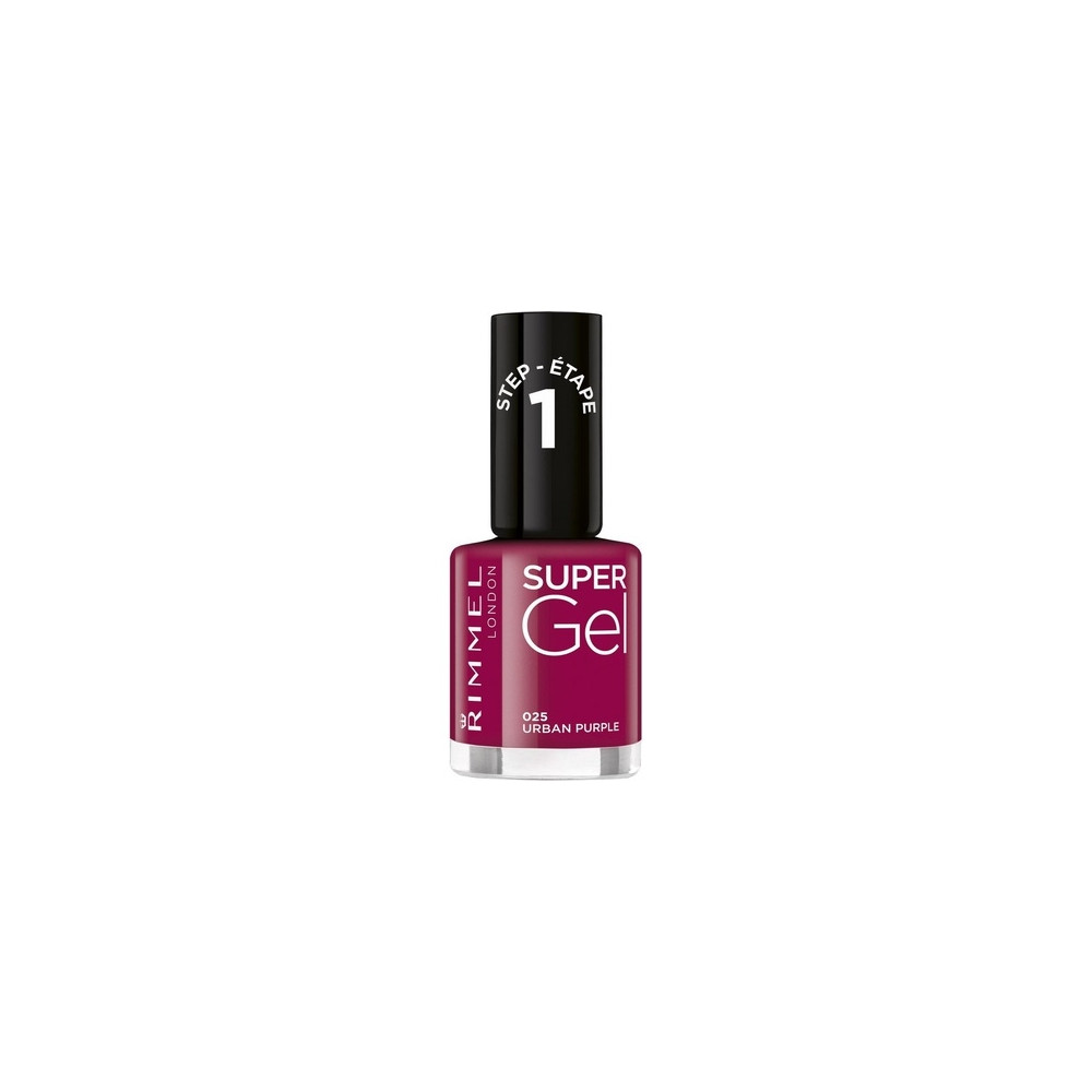 Produktbild för Rimmel Super Gel, Rosa, Urban Purple, Färgande, 1 styck, Fla...