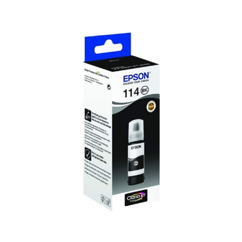 Produktbild för Epson 114 - svart - original - påfyllnadsbläck