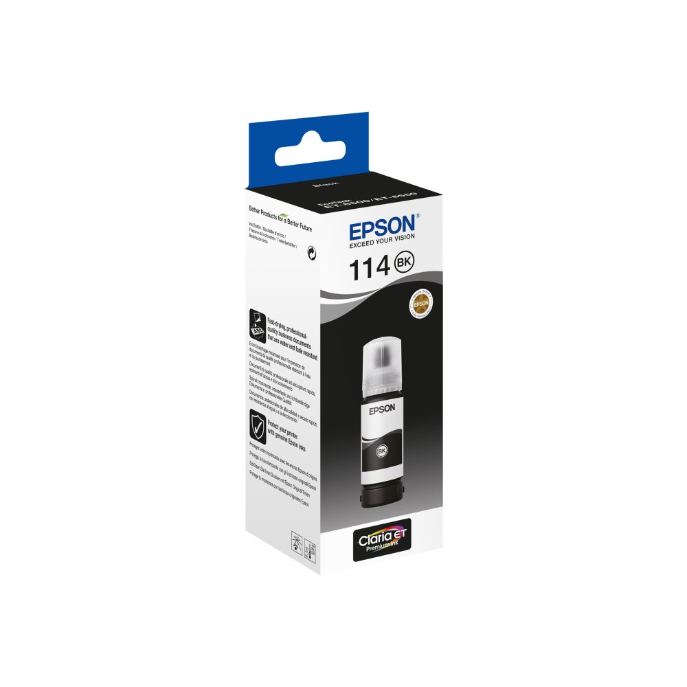 Produktbild för Epson 114 - svart - original - påfyllnadsbläck
