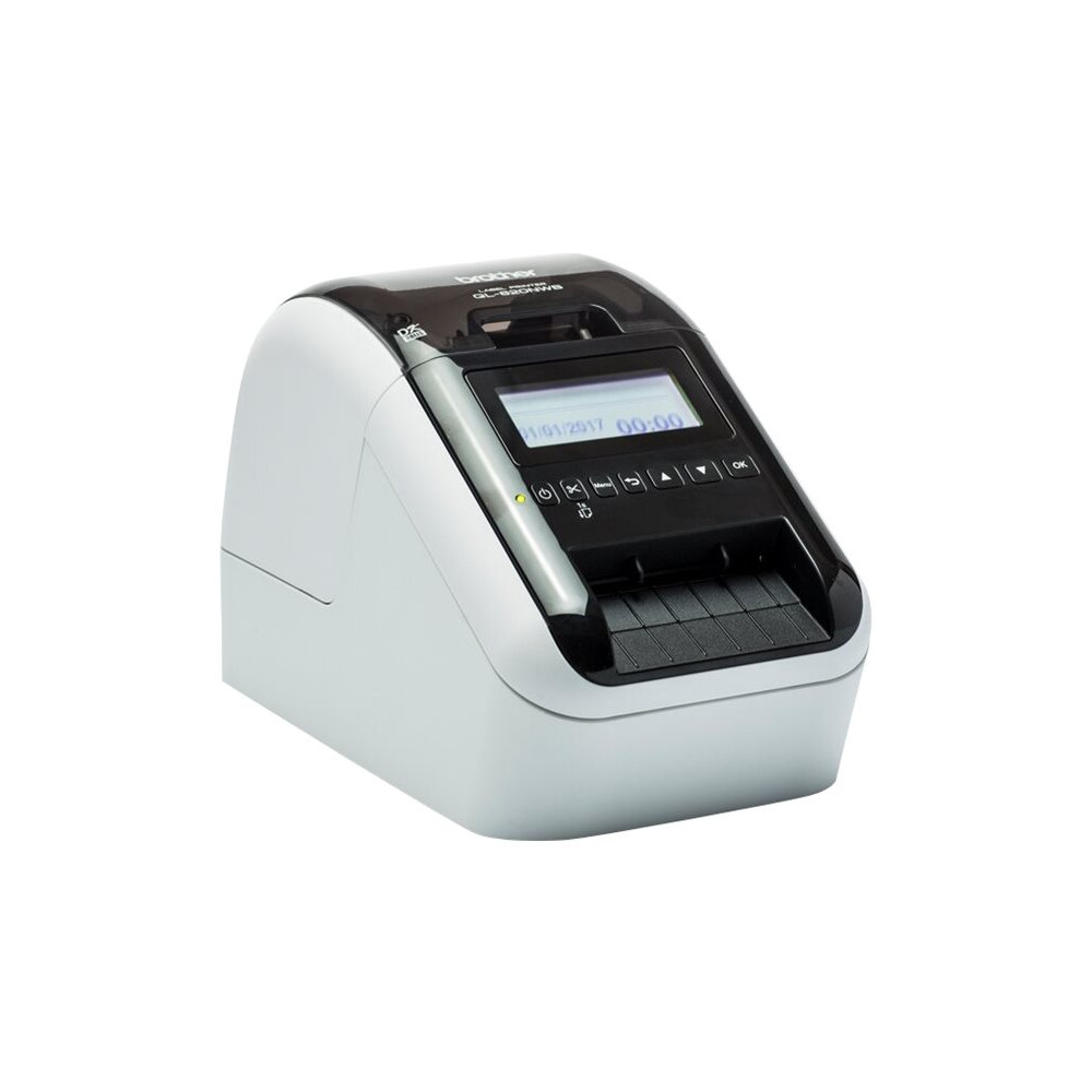 Produktbild för Brother QL-820NWBc - etikettskrivare - dubbelfärgad (monokrom) - direkt termisk
