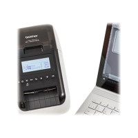 Produktbild för Brother QL-820NWBc - etikettskrivare - dubbelfärgad (monokrom) - direkt termisk