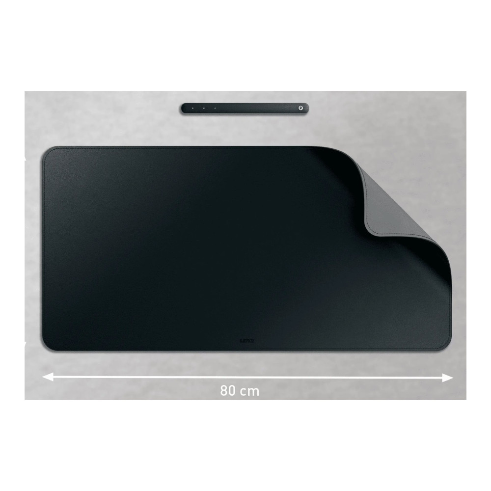 Produktbild för Leitz skrivbordsstöd - 80 x 40 cm - svart