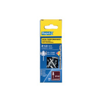 Produktbild för Rapid High performance blindnit Ø4,8 x 12 mm, Blindnit, Rost...
